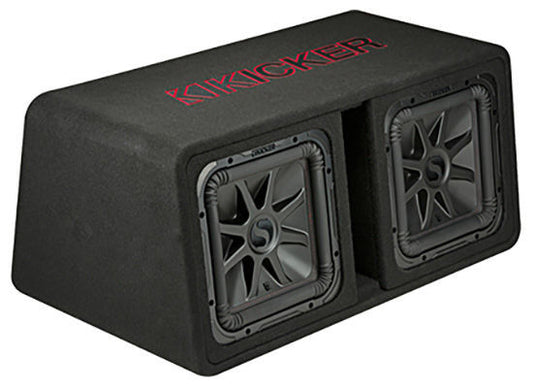 Kicker 5DL7R122 Dual 12" 1200W RMS Solo-Baric L7R Enclosure - 2 Ohm