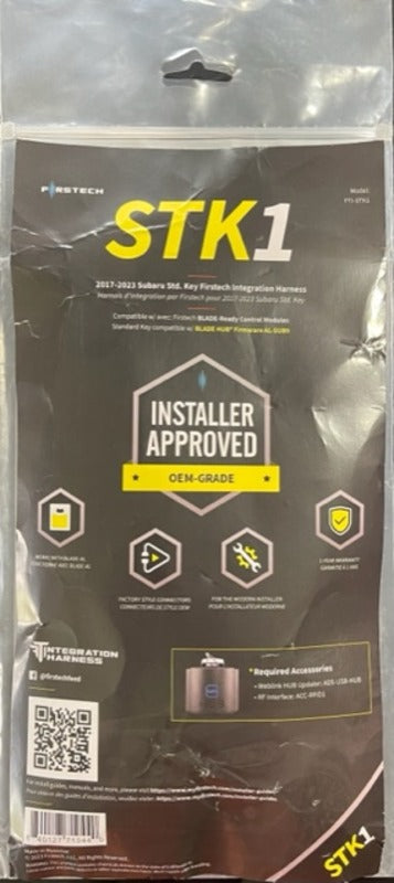Firstech FTI-STK1 FTI T-Harness for Subaru Standard Key models 2017-2023