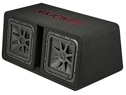 Kicker 5DL7R122 Dual 12" 1200W RMS Solo-Baric L7R Enclosure - 2 Ohm