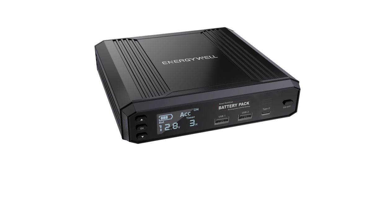 Smart DashCam BATTERY PACK 本体 Energywell P6C Dashcam Battery Pack – Auto Links Toronto Online Store