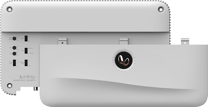 Infinity INFM10001AAM Reference 10001A High Performance Mono Subwoofer Amplifier - Compact Size, Low Noise and Distortion, Class D amp Technology, RBC Wired Remote, Variable Crossover and bass Boost