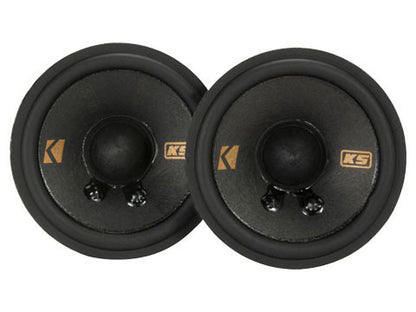 Kicker 51KSC2704 KS Series 2.75" 50W RMS Midrange Car Speakers — fits select GM, Chrysler, Subaru, Toyota, and Jeep
