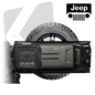 Kicker L7T 51KJPL7T122 12" Tailgate-Mount Loaded Subwoofer Enclosure 2Ω for Jeep Wrangler JK/JL