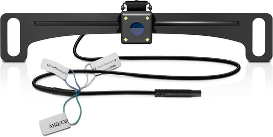BOSS Audio ELPC40B Back-up Car/Truck Reverse Camera - License Plate Mount, 170° Wide Angle Rear View, Low Light Visibility