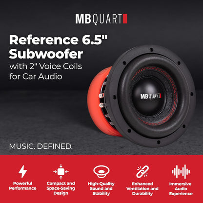MB Quart RW1-164 Reference 6 Inch 4 Ohm DVC Subwoofer