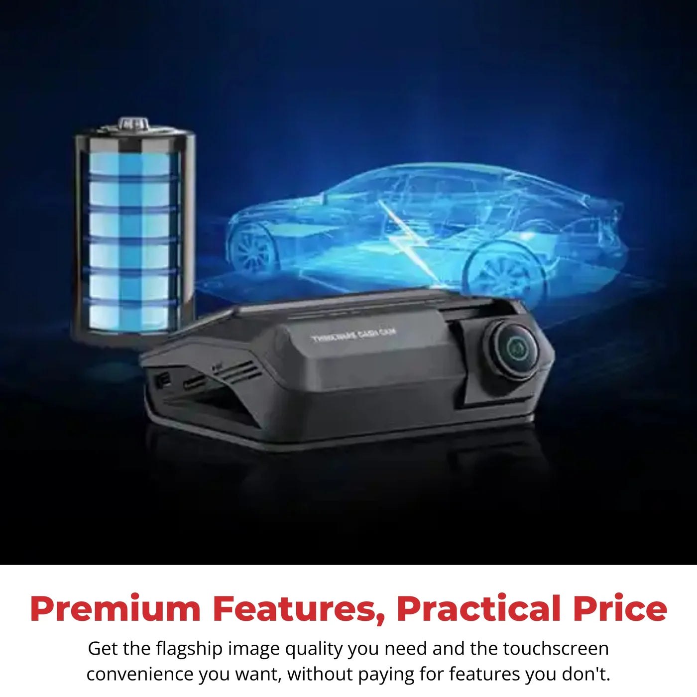 Thinkware ARC 900 2-Channel Dash Cam, 4K Front & 2K Rear, Dual STARVIS 2 HDR, 60 FPS, Advanced Parking Mode, 3.5" IPS LCD Touchscreen, 5GHz Wi-Fi, GPS