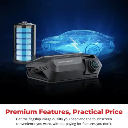 Thinkware ARC 900 2-Channel Dash Cam, 4K Front & 2K Rear, Dual STARVIS 2 HDR, 60 FPS, Advanced Parking Mode, 3.5" IPS LCD Touchscreen, 5GHz Wi-Fi, GPS