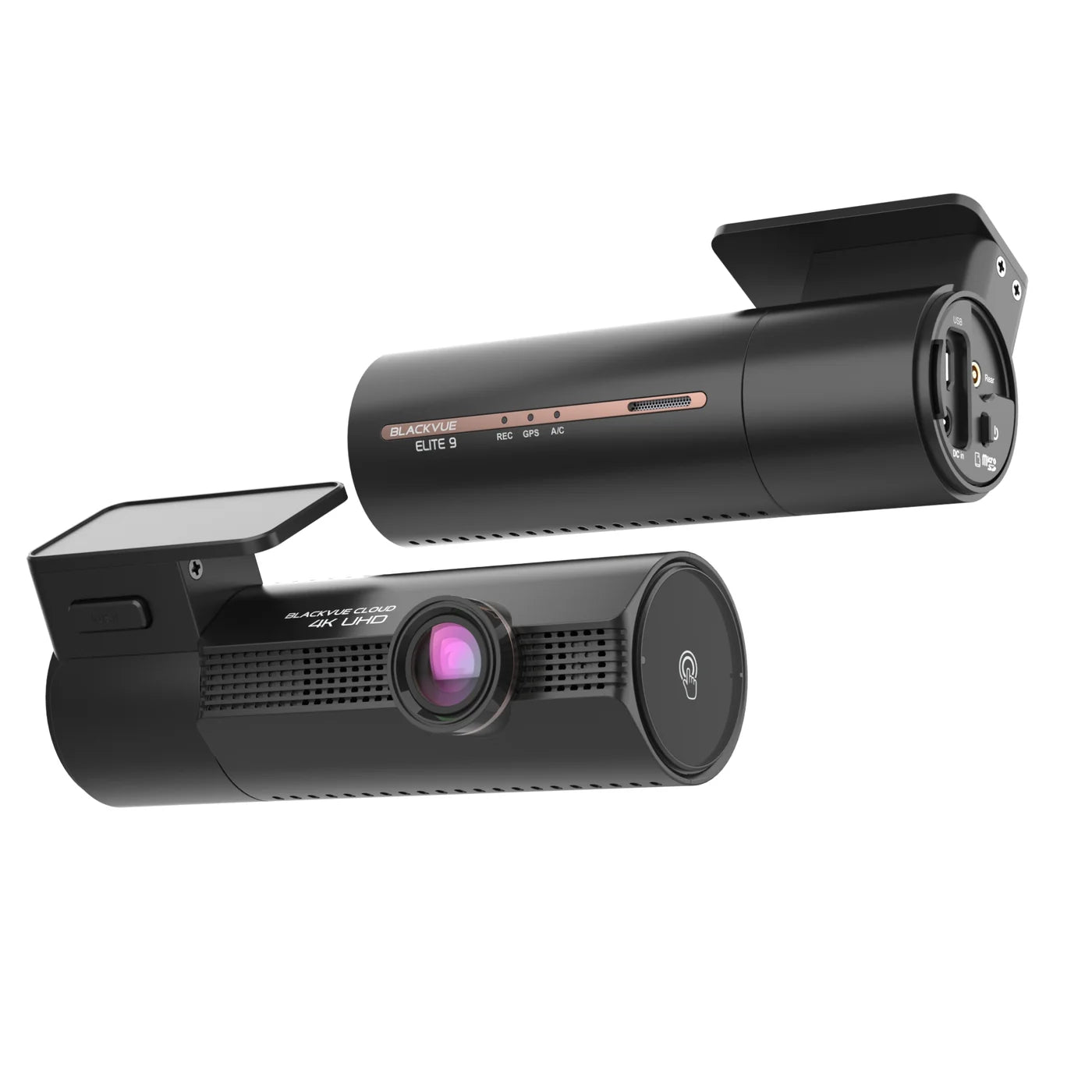 Blackvue ELITE9-2CH-64 2-Channel Dash Cam, 4K Front & 2K Rear, Sony STARVIS 2, Cloud-Ready, 64GB Card