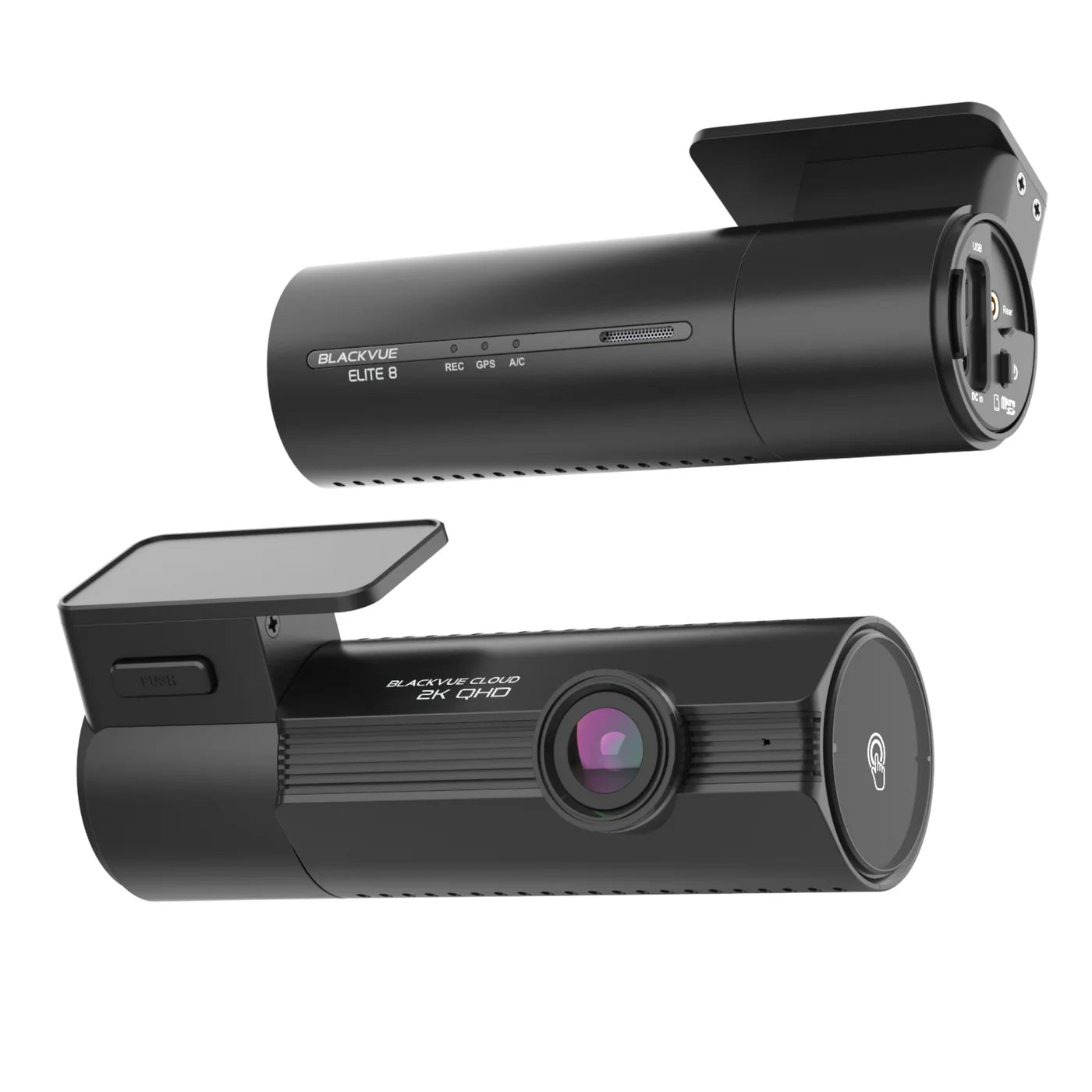 Blackvue ELITE8-2CH-64 2-Channel Dash Cam, Dual 2K Front & 2K Rear, QHD Sony STARVIS 2, 64GB Card