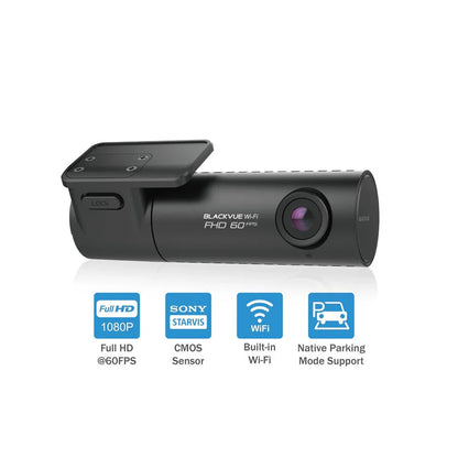 Blackvue DR590X-1CHPLUS-32 1-Channel Dash Cam, 1080P Front Cam, WiFi + 32GB Card