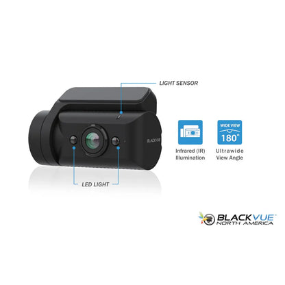 Blackvue DR970X-BOX-2CHIRPLUS-64 2-Channel Dash Cam, 4K Front + 1080P Interior, w/Hidden Box Unit, 64GB Card