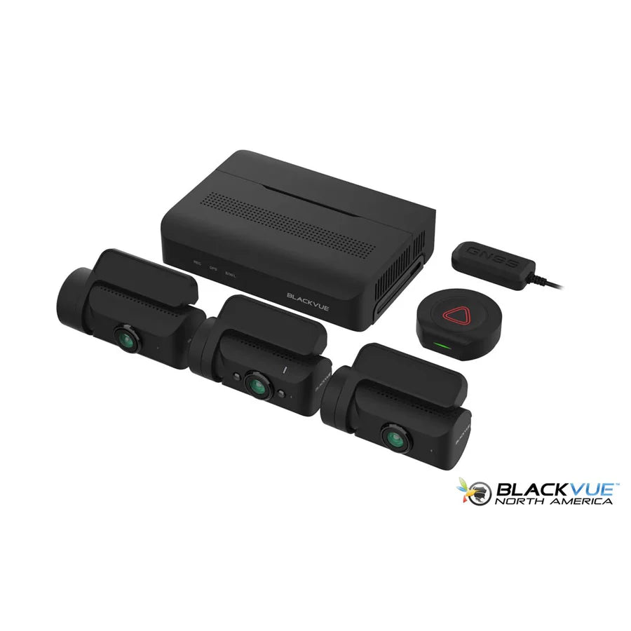 Blackvue DR770X-BOXPRO-64 3-Channel Dash Cam, Modular, Hideaway Box, incl/1080P FRONT CAM, 64GB CARD