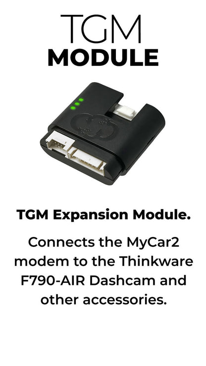 Thinkware F790Air 2-Channel Dash Cam (1080p Front + Rear) with MyCar2 Compatibility