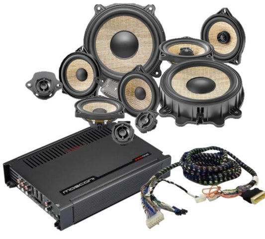 FOCAL+MOSCONI Full Tesla Model 3/Y Complete Speaker+Amp Kit - STAGE 3