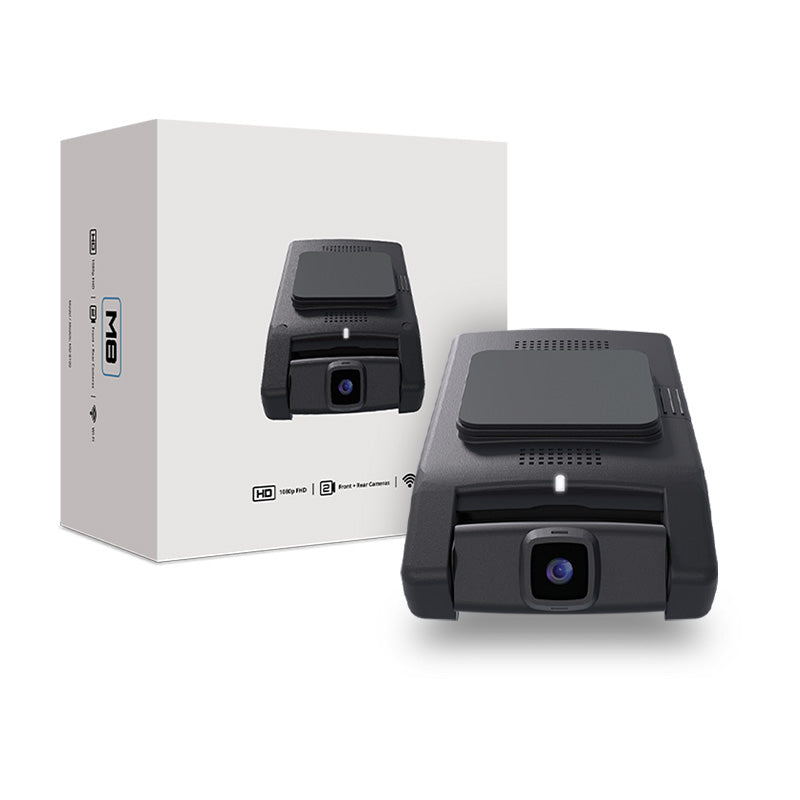 M8 - FHD Front and Rear Dash Cam with Wi-Fi/GPS