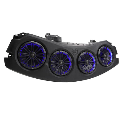 MB Quart MBQJ-48CRGB24+ Jeep® Wrangler (JL) / Gladiator (JT) 2024-Current Tuned Rear Soundbar with 8" Coaxial Speakers, Enclosure, RGB LED Lighting