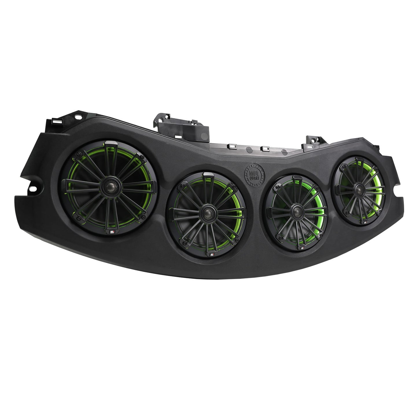 MB Quart MBQJ-48CRGB24+ Jeep® Wrangler (JL) / Gladiator (JT) 2024-Current Tuned Rear Soundbar with 8" Coaxial Speakers, Enclosure, RGB LED Lighting