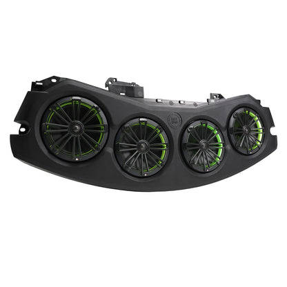 MB Quart MBQJ-48CRGB24+ Jeep® Wrangler (JL) / Gladiator (JT) 2024-Current Tuned Rear Soundbar with 8" Coaxial Speakers, Enclosure, RGB LED Lighting