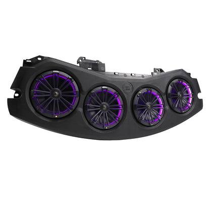 MB Quart MBQJ-48CRGB24+ Jeep® Wrangler (JL) / Gladiator (JT) 2024-Current Tuned Rear Soundbar with 8" Coaxial Speakers, Enclosure, RGB LED Lighting