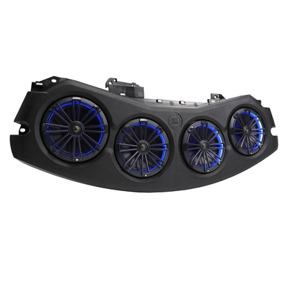 MB Quart MBQJ-48CRGB24+ Jeep® Wrangler (JL) / Gladiator (JT) 2024-Current Tuned Rear Soundbar with 8" Coaxial Speakers, Enclosure, RGB LED Lighting