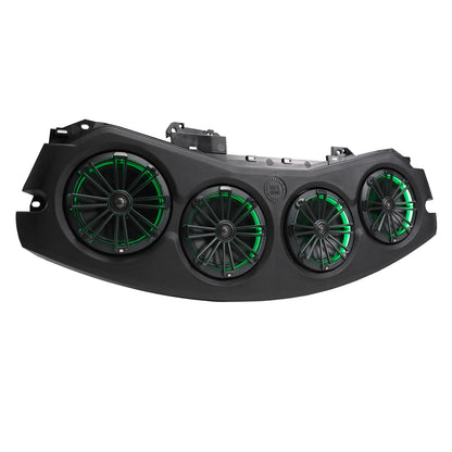 MB Quart MBQJ-48CRGB24+ Jeep® Wrangler (JL) / Gladiator (JT) 2024-Current Tuned Rear Soundbar with 8" Coaxial Speakers, Enclosure, RGB LED Lighting