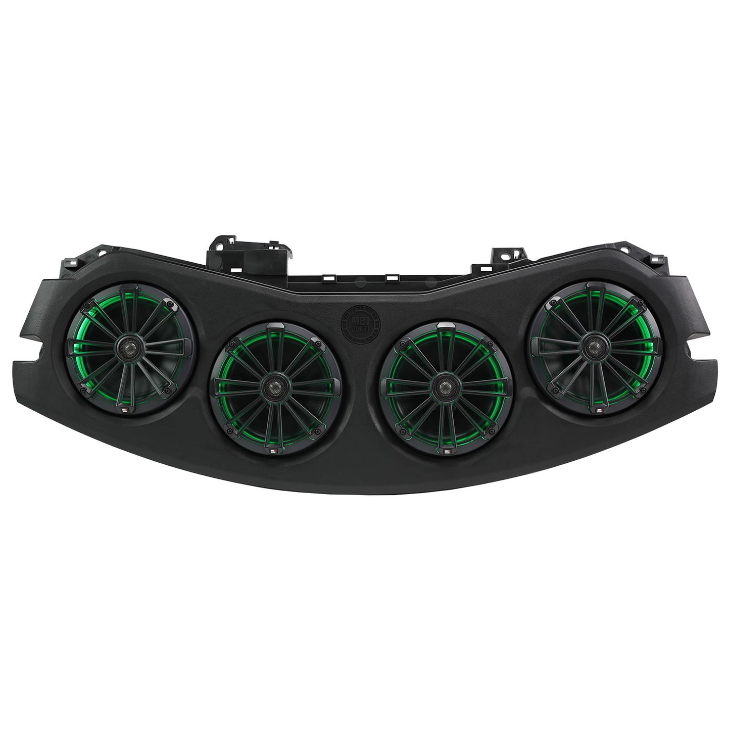 MB Quart MBQJ-48CRGB24+ Jeep® Wrangler (JL) / Gladiator (JT) 2024-Current Tuned Rear Soundbar with 8" Coaxial Speakers, Enclosure, RGB LED Lighting