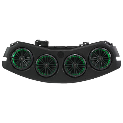MB Quart MBQJ-48CRGB24+ Jeep® Wrangler (JL) / Gladiator (JT) 2024-Current Tuned Rear Soundbar with 8" Coaxial Speakers, Enclosure, RGB LED Lighting