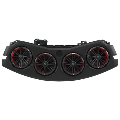 MB Quart MBQJ-48CRGB24+ Jeep® Wrangler (JL) / Gladiator (JT) 2024-Current Tuned Rear Soundbar with 8" Coaxial Speakers, Enclosure, RGB LED Lighting