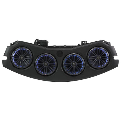MB Quart MBQJ-48CRGB24+ Jeep® Wrangler (JL) / Gladiator (JT) 2024-Current Tuned Rear Soundbar with 8" Coaxial Speakers, Enclosure, RGB LED Lighting