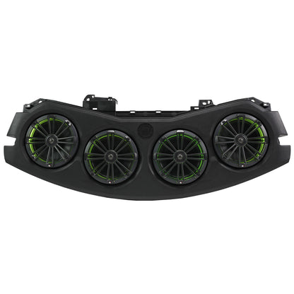 MB Quart MBQJ-48CRGB24+ Jeep® Wrangler (JL) / Gladiator (JT) 2024-Current Tuned Rear Soundbar with 8" Coaxial Speakers, Enclosure, RGB LED Lighting