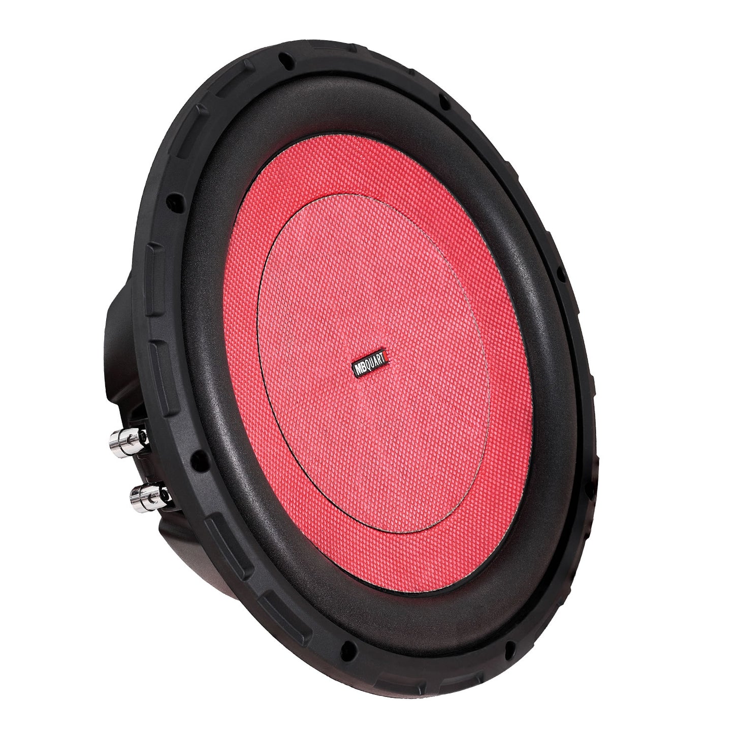 MB Quart DS2-304 Discus 12" shallow-mount subwoofer with dual 4-ohm voice coils