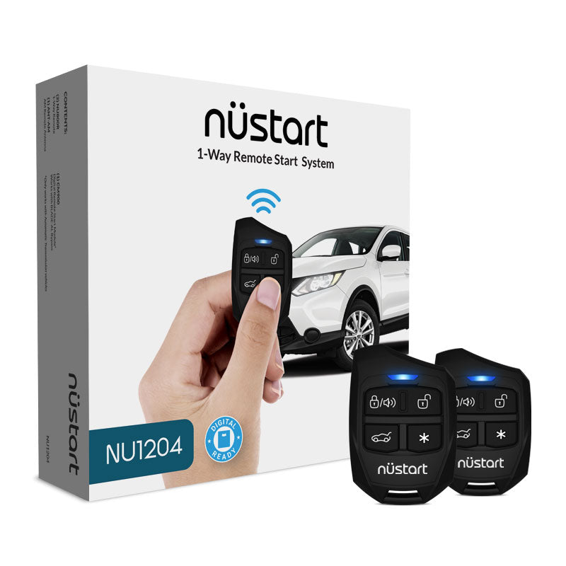 NUSTART NU1204 1-Way, 4-Button LED, 1,000-ft range w/ CM-900