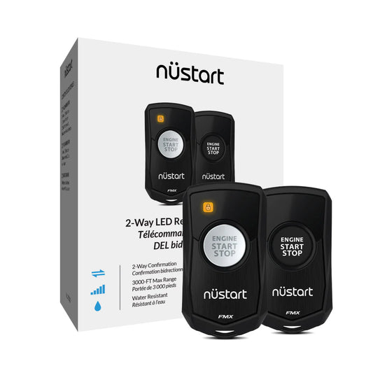 NUSTART 7501 2-Way LED Remote Starter INSTALLED PACKAGE