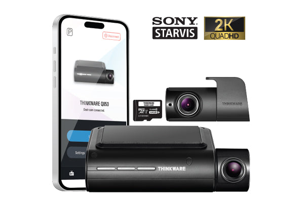 Thinkware Q850 2K QHD 2-Channel Dash Camera