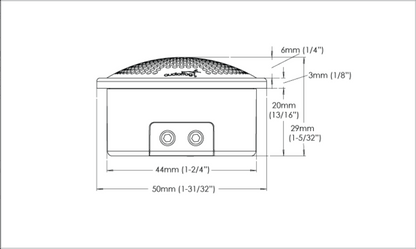 AudioFrog GS10OE-0002 GS-Series Custom Tweeter, with Waveguide, No Grille (Mercedes)