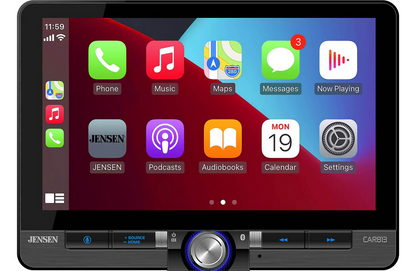Jensen CAR813 - 8" touchscreen, wired or wireless Apple CarPlay® and Android™ (no discs)