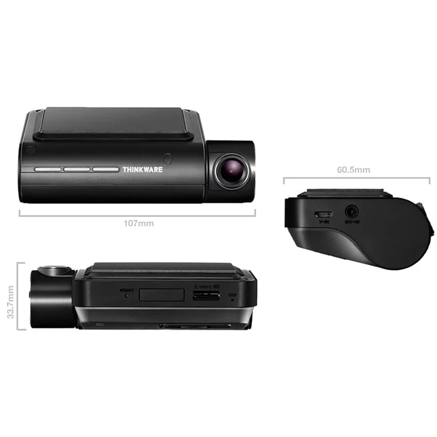 Thinkware Q850 1-Channel Dash Camera, 2K Front Cam, Sony STARVIS