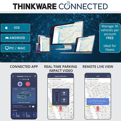 Thinkware Q850 1-Channel Dash Camera, 2K Front Cam, Sony STARVIS
