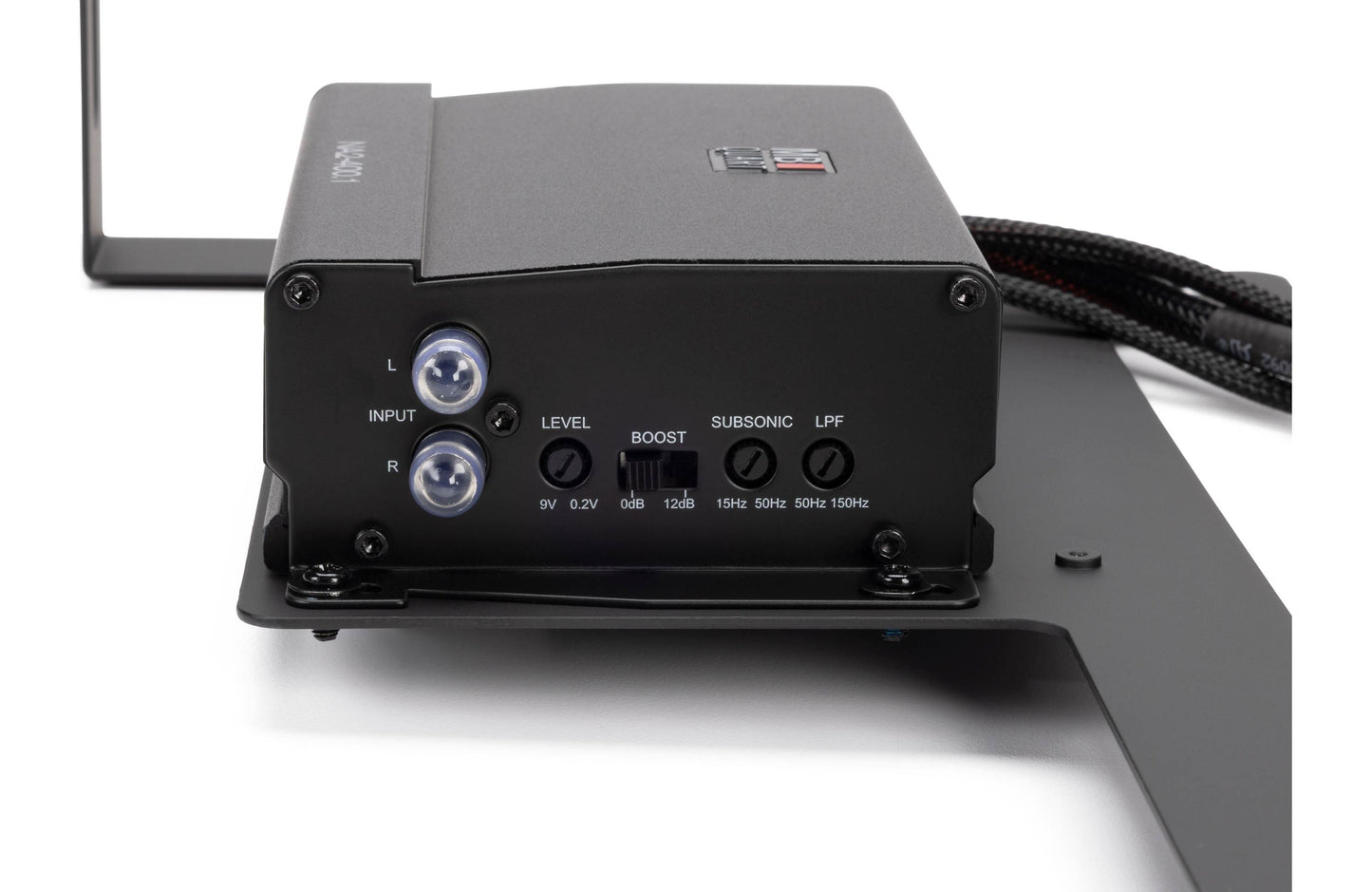 MB Quart MBQBRO-302 Compact tailgate-mounted powered subwoofer w/12" sub and 400-watt amp — fits 2021-24 Ford Bronco