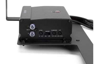 MB Quart MBQBRO-302 Compact tailgate-mounted powered subwoofer w/12" sub and 400-watt amp — fits 2021-24 Ford Bronco