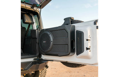 MB Quart MBQBRO-302 Compact tailgate-mounted powered subwoofer w/12" sub and 400-watt amp — fits 2021-24 Ford Bronco