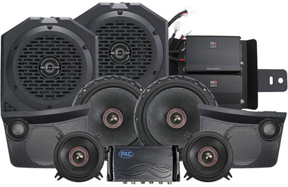 MB Quart MBQBRO-STG6A-1-25 Stage 6 audio system with 8 speakers and two 2-channel amplifiers — fits 2021-24 Ford Bronco w/B&O audio