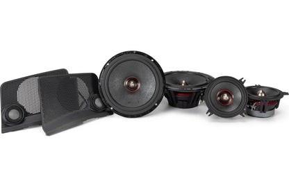 MB Quart MBQBRO-STG6-OEM-1 Stage 6 audio system with eight speakers and two 2-channel amplifiers — fits 2021-24 Ford Bronco models with non-amplified Ford audio system