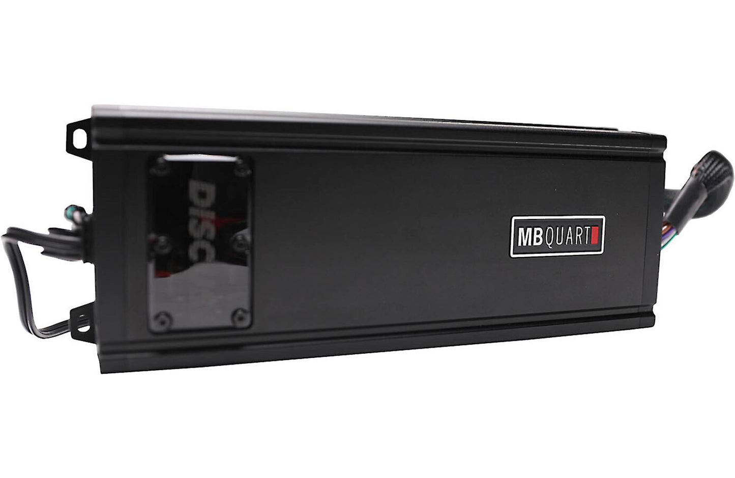 MB Quart DA2-500.5D Discus 5 channel amplifier — 35 watts RMS x 4 at 4 ohms + 350 watts RMS x 1 at 1 ohm