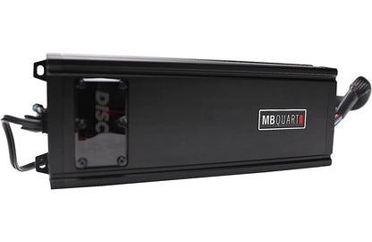 MB Quart DA2-500.5D Discus 5 channel amplifier — 35 watts RMS x 4 at 4 ohms + 350 watts RMS x 1 at 1 ohm