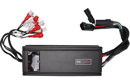 MB Quart DA2-500.5D Discus 5 channel amplifier — 35 watts RMS x 4 at 4 ohms + 350 watts RMS x 1 at 1 ohm