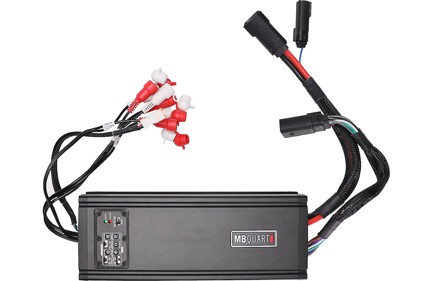 MB Quart DA2-500.5D Discus 5 channel amplifier — 35 watts RMS x 4 at 4 ohms + 350 watts RMS x 1 at 1 ohm