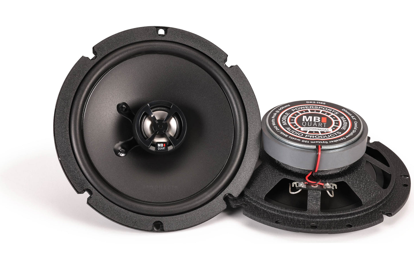 MB Quart DK2-116S Discus 6-1/2" shallow 2-way car speakers