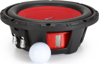 MB Quart DS2-204 Discus 8" shallow-mount subwoofer with dual 4-ohm voice coils