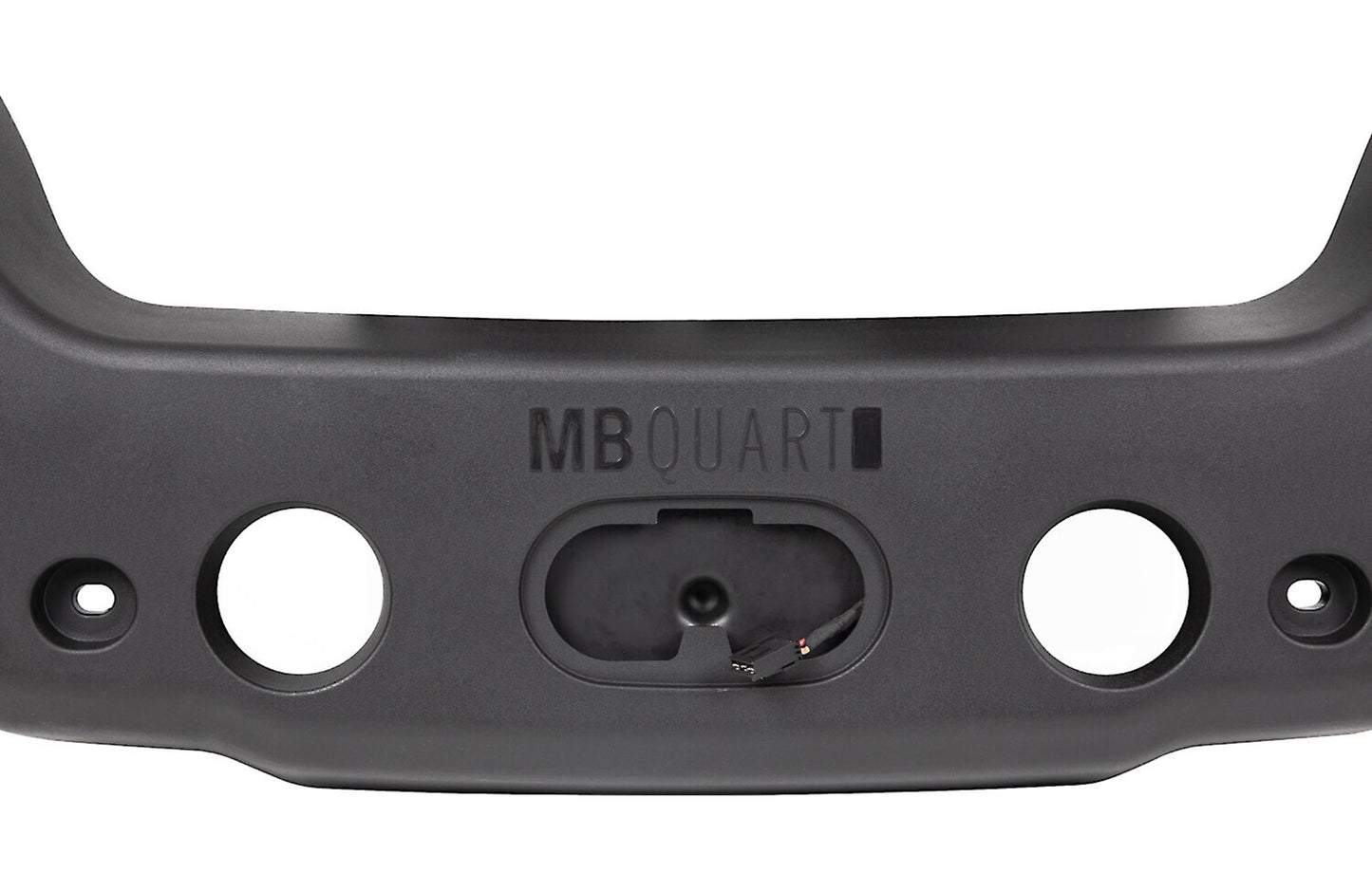 MB Quart MBQJK-28E Unloaded soundbar with openings for 8" coaxial speakers — designed and tuned for 2007-18 Jeep Wrangler JK
